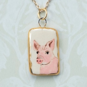 Collier pendentif série animaux et fleurs, style doux et simple, accessoires <span class=keywords><strong>de</strong></span> charme, tendance Europe et États-Unis - Product Image 5
