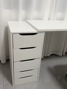 Professional Manicure Nail Table With Storage Drawers Multi‑Function Nail Tech <b>Work</b> <b>Desk</b> Suitable For Home Office <b>Small</b> Studio - Product Image 5