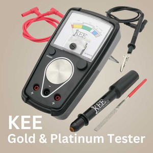 GEMORO KEE Stylo testeur d'or électrique Compteur de carats professionnel 10K 14K 18K 22-24K Analyseur de pureté d'or et de platine - Product Image 2