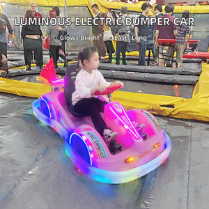 Voiture tamponneuse lumineuse en plastique pour enfants et adultes, équipement de divertissement électrique pour aires de jeux, centres commerciaux et places publiques, utilisation extérieure et intérieure - Product Image 2