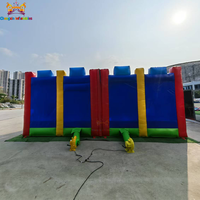 Équipement de parc de jeux gonflables de tir de carnaval 4-en-1 grand format pour adultes - Usage commercial, installation facile, garantie 3 ans