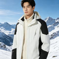 Veste d'extérieur 3 en 1 de qualité supérieure, logo personnalisé, imperméable, polaire, sourcing unique, coupe-vent technique, parka de sport, 6XL
