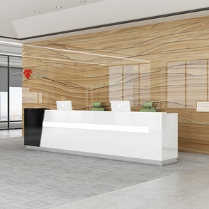 Tables de réception en pierre artificielle pour aéroport, faciles à entretenir - Product Image 1