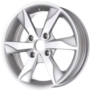 Roues forgées Kipardo 4x114.3 jantes chromées <span class=keywords><strong>15</strong></span> pouces 6J de large jantes en alliage de voiture usinées en argent pour jantes Nissan Almera - Product Image 3