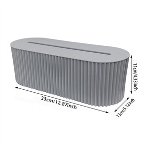 Caja de almacenamiento de placa de enchufe nórdico, caja organizadora de cables, enchufe inalámbrico, enrutador <span class=keywords><strong>WiFi</strong></span>, pulsera, línea de datos de escritorio, soporte de enchufe, estante - Product Image 5