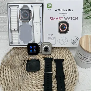 W26 ultra max Smartwatch Long Standby Smartwatch Voll-Touchscreen Fitness Bluetooth Anruf Sport i8 ultra Smart Watch s8