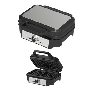 Tortilla Desmontable Eléctrica Browe Nut Hot Dog Stripe Waffle y sandwichera Grill Maker 9 7 6 4 3 en 1 para uso doméstico - Product Image 5