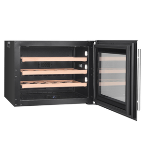 Use enfriador de vino Mini enfriador de vino Compresor Temperatura constante Refrigerador de vino Montado en la pared Hogar empotrado 24 botellas 51l 100 R600a - Product Image 4