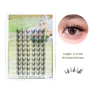 Faux cils segmentés <span class=keywords><strong>de</strong></span> grande capacité «<span class=keywords><strong>yeux</strong></span> <span class=keywords><strong>de</strong></span> cerf», coin extérieur allongé, style sud-est asiatique, logo personnalisable - Product Image 2