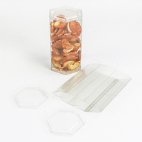 Emballage transparent de boîte à biscuits Emballage de cylindre transparent Boîte d'affichage de biscuits et de biscuits