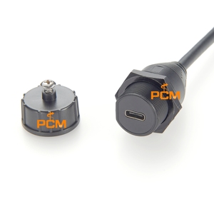 0.3m 30cm <strong>USB</strong> Type C Gen3.0 3.1 Female Male Plug <strong>Socket</strong> 0.3M IP67 Extension Waterproof <strong>USB</strong> Cables <strong>USB</strong> C Panel Mount Data Cord - Product Image 2