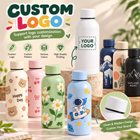 Ensemble repas scolaire imprimé panda avec bouteille à goulot étroit de 350 ml, boîte bento, serviette et couverts pour garçons et filles, ensemble boîte à lunch pour enfants