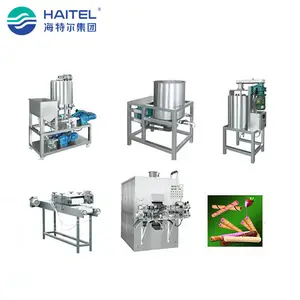 Industrial Full Automatic Gas Energy Egg Roll Wafer Stick Processing Manufacturing Machine Maker