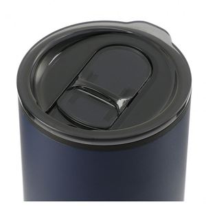 Double-walled Stainless Steel <b>Thermos</b> with a clear Plastic Lid and a Stainless Steel and Silicone Straw - Product Image 6