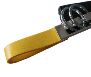 Handmade Custom Leather Keyring Personalized Promotional Keychains & Carabiners with Logo