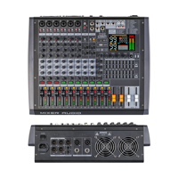 HLG10P Console de mixage professionnelle 10 canaux avec double égaliseur 9 bandes et OTG pour scène, studio, événements en direct, système de sonorisation