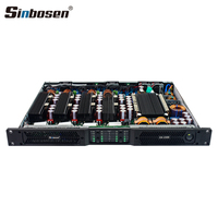 Amplificateur audio pro amplificateur de système pa amplificateur professionnel à faible bruit à 4 canaux