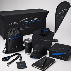 Set de Regalo para el Lanzamiento de un Nuevo Vehículo con Gorra Personalizada, Artículos de Vestir, Bebidas y Mercancía Promocional Automotriz - Product Image 1