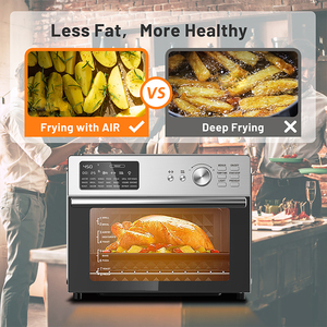 Nhỏ thiết bị nhà bếp 30L đa chức năng màn hình LCD dầu miễn phí điện sưởi ấm kỹ thuật số Nồi chiên không khí hộp carton OEM vuông PTFE - Product Image 4