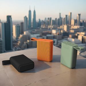 Nouveau haut-parleur Bt sans fil en <span class=keywords><strong>tissu</strong></span> de produit tendance avec conception de lanière IPX6 haut-parleurs portables étanches pour le voyage à vélo - Product Image 5