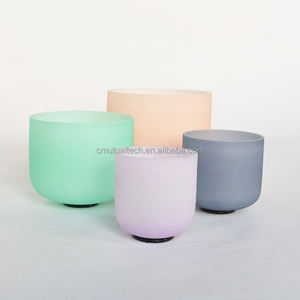 Juego de Cuencos Cantores de Cristal Esmerilado, 7 Chakras, Instrumentos de Sanación por Sonido, Cuenco de <span class=keywords><strong>Alquimia</strong></span> para Meditación y Yoga - Product Image 2