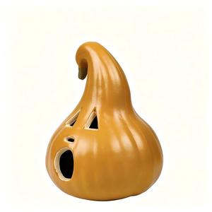 Lampe LED Citrouille OKLED Halloween Evil Grin <span class=keywords><strong>Jack</strong></span> O'Lantern en Plastique avec Yeux Courbés Clignotants, Décoration Intérieure/Extérieure pour Fêtes, Vente en Gros - Product Image 6