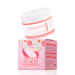 Vente en gros de crème pour le visage à usage quotidien extrait de pêche sensation de refroidissement effets hydratants cosmétiques naturels huile de jojoba à la glycérine - Product Image 2