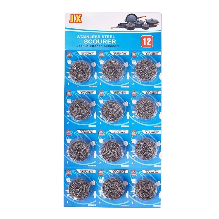 Мочалка из нержавеющей стали для очистки кухни в блистерной упаковке