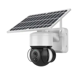 ราคาโรงงาน ST-S518M-2M-TY Tuya สมาร์ท2MP ไร้สาย IP66กลางแจ้งพลังงานแสงอาทิตย์ขับเคลื่อน Floodlight กล้อง IP รักษาความปลอดภัย
