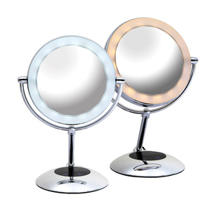Smart Touch <b>LED</b> <b>Light</b> <b>Makeup</b> <b>Mirror</b> With Dual Sided 2 Color Modes And 1X 3X Magnification For Vanity - Product Image 1