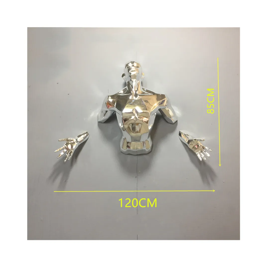 Новая грунтовая Современная Настенная скульптура наружная настенная скульптура 3d настенные художественные скульптуры Декор кофейного бара