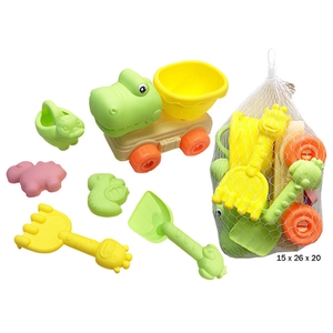 Camion da Spiaggia Dino con 6 Accessori e Spruzzatore 15x26x20 per Giochi sulla Sabbia - Product Image 2