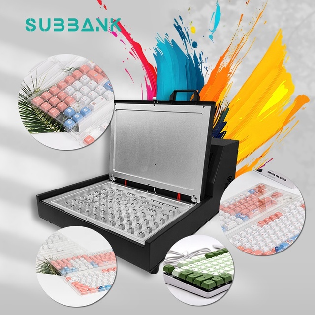 Subbank PBT Keycaps Dye Sublime Machine With 108 Keys Mould for A3 Film Print Keycap Making 3D Heat Sublimation Vacuum Machine