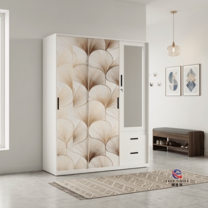 Armario de Acero Impreso Impermeable KD, Armario Metálico para <span class=keywords><strong>Ropa</strong></span>, para Uso en Climas Húmedos, Muebles Modernos para el Hogar - Product Image 1