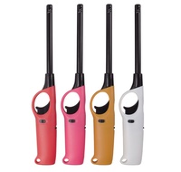 Briquet électrique USB rechargeable DONGYI classique, rechargeable, coupe-vent, en plastique, pour barbecue et camping