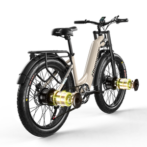 Bicicleta de montaña eléctrica S700 de 26 pulgadas con batería de litio Bafang central de 48V 17.5Ah, motor dual de 2000W, envío gratis a la UE y EE. UU. - Product Image 2