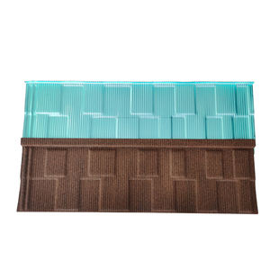 Carrelage de toit en pierre revêtu, goutteurs d'eau, de couleur vin rouge, vente en gros - Product Image 6