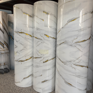 Su geçirmez IXPE köpük yanardöner mermer duvar kağıdı: Peel-and-Stick, iç dekorasyon için çevre dostu kendinden yapışkanlı - Product Image 4