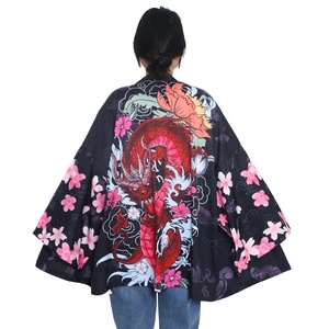 Veste kimono en polyester pour hommes et femmes <span class=keywords><strong>Yukata</strong></span> long traditionnel <span class=keywords><strong>japonais</strong></span> ethnique avec motif bouddha pour adultes - Product Image 5