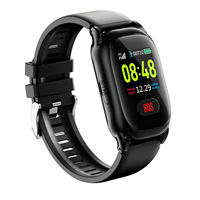 Montre connectée pour la santé des personnes âgées, surveillance de la santé, appel d'urgence SOS, fréquence cardiaque, tension artérielle, alarme de chute, montre GPS