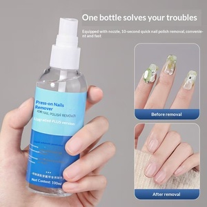 Dissolvant liquide pour ongles non agressif, dégraissant à base d'alcool, 100 ml, pour une élimination rapide - Product Image 2
