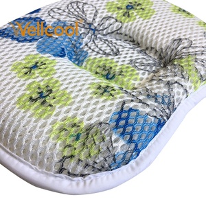 De calidad superior mariposa OEM 100% poliéster logotipo personalizado flujo de aire almohada de 3d de malla para la <span class=keywords><strong>cabeza</strong></span> <span class=keywords><strong>plana</strong></span> - Product Image 2