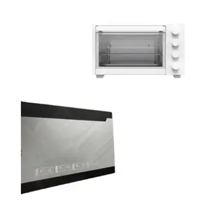 Produttore domestico personalizzato pannello in vetro temperato resistente al calore ad alta temperatura per porte del forno a microonde