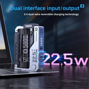 Batterie externe en plastique à clipser, échange de batterie en un clic, grande capacité, <span class=keywords><strong>chargeur</strong></span> de batterie 21700, charge rapide 22,5 W, <span class=keywords><strong>portable</strong></span> - Product Image 4