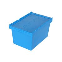 Bac de stockage logistique multi-usages en plastique incliné, empilable et emboîtable pour entrepôt