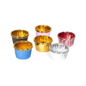 Cake Tools Bakery Disposable <b>Microwave</b> Safe Food Grade Aluminum Foil or Paper Cupcake Muffin Rolled Baking Cups - Product Image 4