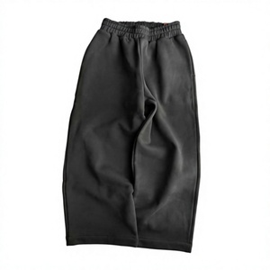 Sweatpants streetwear homme personnalisés en molleton brossé avec broderie pour les marques streetwear américaines - Product Image 4