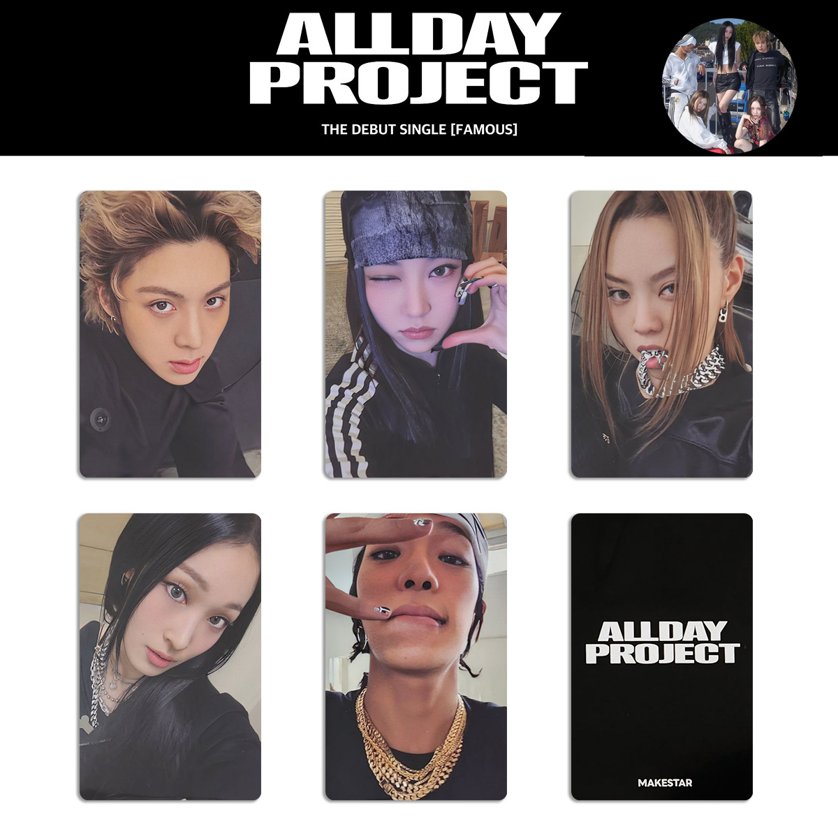 Kpop ALLDAY PROJECT Album Card - Famous Debut Annie Tarzan