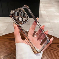 Coque de protection antichoc souple électroplaquée à quatre coins, très vendue, pour iPhone 18 17 16 15 14 13 12 11 Pro Max Plus