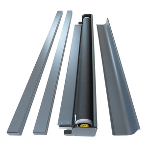 PVC Windproof bên ngoài bên ngoài dù để che nắng trong suốt ziptrack Patio ngoài trời rèm cửa sổ cơ giới con lăn không thấm nước bóng râm - Product Image 5